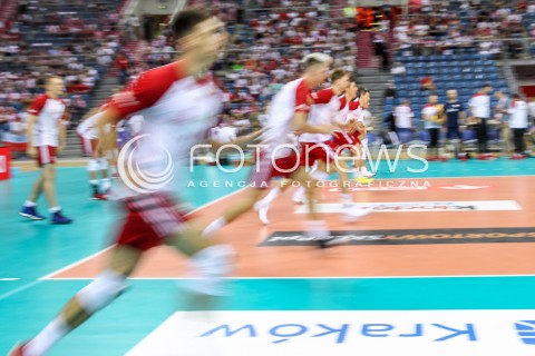 13.08.2017 KRAKOW (TAURON ARENA) <br />XV MEMORIAL HUBERTA JERZEGO WAGNERA <br />MECZ POLSKA - ROSJA ( MATCH POLAND - RUSSIA ) <br />N/Z ZDJECIE ILUSTRACYJNE SIATKOWKA SIATKARZE<br /> 