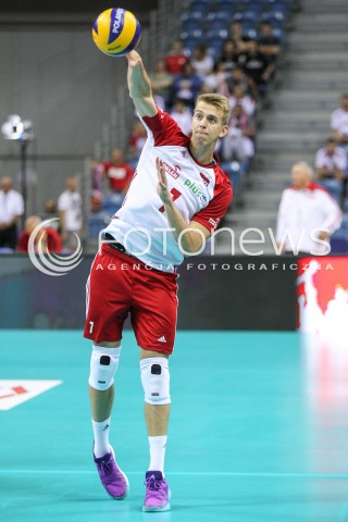  13.08.2017 KRAKOW (TAURON ARENA) <br />XV MEMORIAL HUBERTA JERZEGO WAGNERA <br />MECZ POLSKA - ROSJA ( MATCH POLAND - RUSSIA ) <br />N/Z ARTUR SZALPUK SYLWETKA <br /> 