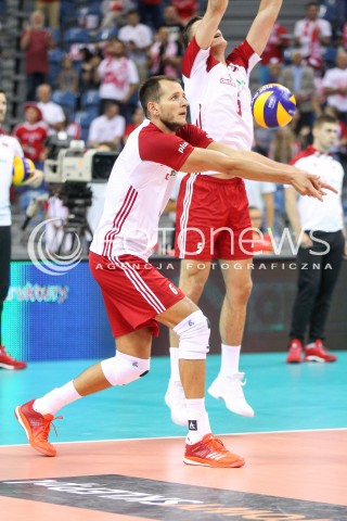  13.08.2017 KRAKOW (TAURON ARENA) <br />XV MEMORIAL HUBERTA JERZEGO WAGNERA <br />MECZ POLSKA - ROSJA ( MATCH POLAND - RUSSIA ) <br />N/Z BARTOSZ KUREK SYLWETKA <br /> 
