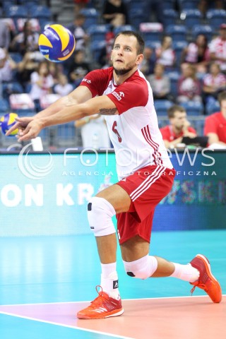  13.08.2017 KRAKOW (TAURON ARENA) <br />XV MEMORIAL HUBERTA JERZEGO WAGNERA <br />MECZ POLSKA - ROSJA ( MATCH POLAND - RUSSIA ) <br />N/Z BARTOSZ KUREK SYLWETKA <br /> 