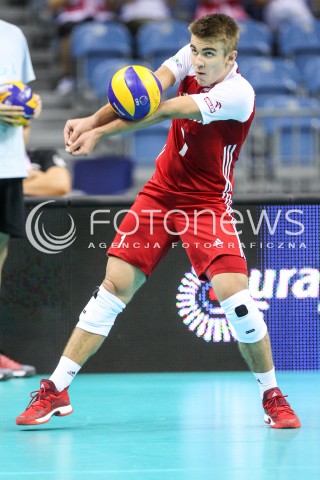  13.08.2017 KRAKOW (TAURON ARENA) <br />XV MEMORIAL HUBERTA JERZEGO WAGNERA <br />MECZ POLSKA - ROSJA ( MATCH POLAND - RUSSIA ) <br />N/Z JAKUB POPIWCZAK SYLWETKA <br /> 