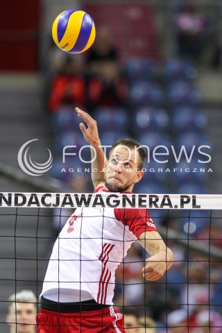  13.08.2017 KRAKOW (TAURON ARENA) <br />XV MEMORIAL HUBERTA JERZEGO WAGNERA <br />MECZ POLSKA - ROSJA ( MATCH POLAND - RUSSIA ) <br />N/Z BARTOSZ KUREK SYLWETKA ATAK <br /> 