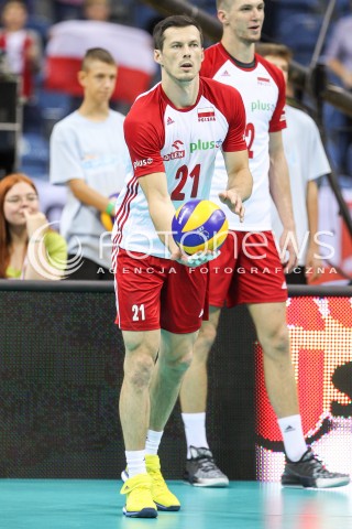  13.08.2017 KRAKOW (TAURON ARENA) <br />XV MEMORIAL HUBERTA JERZEGO WAGNERA <br />MECZ POLSKA - ROSJA ( MATCH POLAND - RUSSIA ) <br />N/Z RAFAL BUSZEK SYLWETKA <br /> 