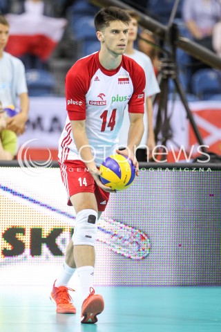  13.08.2017 KRAKOW (TAURON ARENA) <br />XV MEMORIAL HUBERTA JERZEGO WAGNERA <br />MECZ POLSKA - ROSJA ( MATCH POLAND - RUSSIA ) <br />N/Z ALEKSANDER SLIWKA SYLWETKA <br /> 