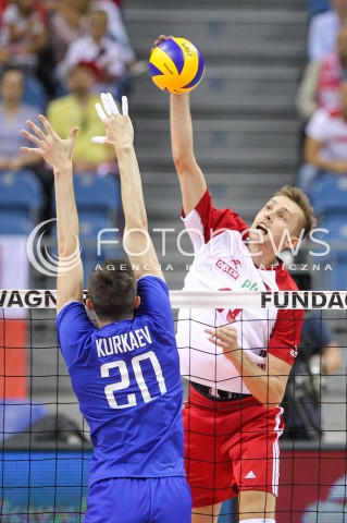  13.08.2017 KRAKOW (TAURON ARENA) <br />XV MEMORIAL HUBERTA JERZEGO WAGNERA <br />MECZ POLSKA - ROSJA ( MATCH POLAND - RUSSIA ) <br />N/Z MATEUSZ BIENIEK <br /> 
