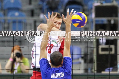  13.08.2017 KRAKOW (TAURON ARENA) <br />XV MEMORIAL HUBERTA JERZEGO WAGNERA <br />MECZ POLSKA - ROSJA ( MATCH POLAND - RUSSIA ) <br />N/Z MATEUSZ BIENIEK <br /> 