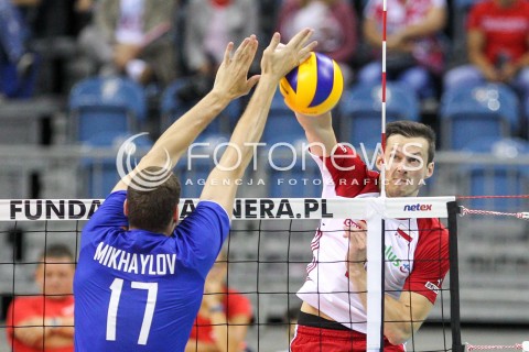  13.08.2017 KRAKOW (TAURON ARENA) <br />XV MEMORIAL HUBERTA JERZEGO WAGNERA <br />MECZ POLSKA - ROSJA ( MATCH POLAND - RUSSIA ) <br />N/Z RAFAL BUSZEK <br /> 