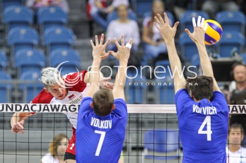  13.08.2017 KRAKOW (TAURON ARENA) <br />XV MEMORIAL HUBERTA JERZEGO WAGNERA <br />MECZ POLSKA - ROSJA ( MATCH POLAND - RUSSIA ) <br />N/Z MACIEJ MUZAJ <br /> 