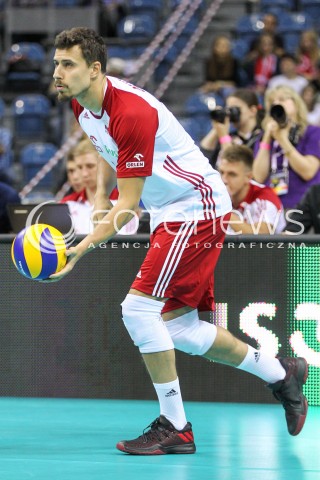  13.08.2017 KRAKOW (TAURON ARENA) <br />XV MEMORIAL HUBERTA JERZEGO WAGNERA <br />MECZ POLSKA - ROSJA ( MATCH POLAND - RUSSIA ) <br />N/Z FABIAN DRZYZGA SYLWETKA <br /> 