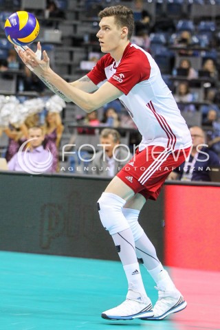  13.08.2017 KRAKOW (TAURON ARENA) <br />XV MEMORIAL HUBERTA JERZEGO WAGNERA <br />MECZ POLSKA - ROSJA ( MATCH POLAND - RUSSIA ) <br />N/Z BARTLOMIEJ LEMANSKI SYLWETKA <br /> 