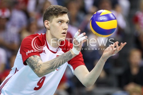  13.08.2017 KRAKOW (TAURON ARENA) <br />XV MEMORIAL HUBERTA JERZEGO WAGNERA <br />MECZ POLSKA - ROSJA ( MATCH POLAND - RUSSIA ) <br />N/Z BARTLOMIEJ LEMANSKI SYLWETKA <br /> 