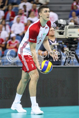  13.08.2017 KRAKOW (TAURON ARENA) <br />XV MEMORIAL HUBERTA JERZEGO WAGNERA <br />MECZ POLSKA - ROSJA ( MATCH POLAND - RUSSIA ) <br />N/Z LUKASZ KACZMAREK SYLWETKA <br /> 