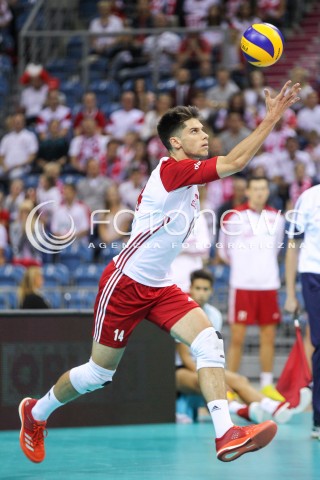  13.08.2017 KRAKOW (TAURON ARENA) <br />XV MEMORIAL HUBERTA JERZEGO WAGNERA <br />MECZ POLSKA - ROSJA ( MATCH POLAND - RUSSIA ) <br />N/Z ALEKSANDER SLIWKA SYLWETKA <br /> 