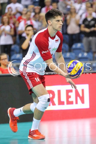  13.08.2017 KRAKOW (TAURON ARENA) <br />XV MEMORIAL HUBERTA JERZEGO WAGNERA <br />MECZ POLSKA - ROSJA ( MATCH POLAND - RUSSIA ) <br />N/Z ALEKSANDER SLIWKA SYLWETKA <br /> 