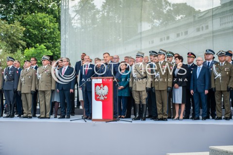  15.08.2016 WARSZAWA <br />OBCHODY SWIETA WOJSKA POLSKIEGO UROCZYSTOSCI PANSTWOWE <br />N/Z PREZYDENT RP ANDRZEJ DUDA?ANTONI MACIEREWICZ<br /> 