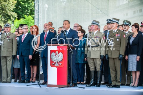 15.08.2016 WARSZAWA <br />OBCHODY SWIETA WOJSKA POLSKIEGO UROCZYSTOSCI PANSTWOWE <br />N/Z PREZYDENT RP ANDRZEJ DUDA?ANTONI MACIEREWICZ<br /> 