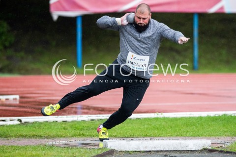  16.08.2017 SOPOT<br />XX. GRAND PRIX SOPOTU IM. JANUSZA SIDLY W LEKKOATLETYCE - PCHNIECIE KULA<br />N/Z MICHAL HARATYK<br /> 