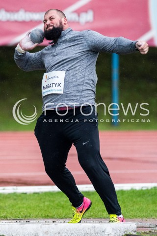  16.08.2017 SOPOT<br />XX. GRAND PRIX SOPOTU IM. JANUSZA SIDLY W LEKKOATLETYCE - PCHNIECIE KULA<br />N/Z MICHAL HARATYK<br /> 