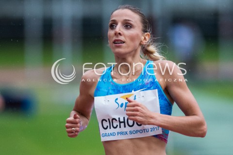  16.08.2017 SOPOT<br />XX. GRAND PRIX SOPOTU IM. JANUSZA SIDLY W LEKKOATLETYCE - BIEG NA 1000M <br />N/Z ANGELIKA CICHOCKA<br /> 