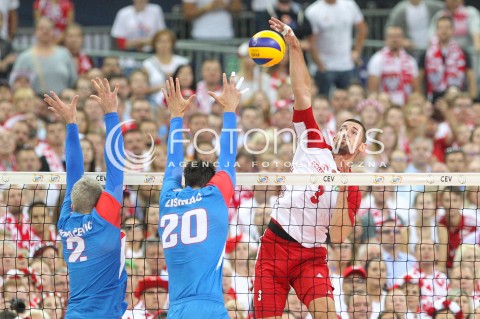  24.08.2017 WARSZAWA ( STADION NARODOWY ) <br />MISTRZOSTWA EUROPY W SIATKOWCE MEZCZYZN LOTTO EUROVOLLEY POLAND 2017 ( European Volleyball Championship ) <br />MECZ POLSKA - SERBIA ( Match Poland - Serbia ) <br />N/Z DAWID KONARSKI <br /> 