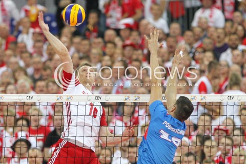  24.08.2017 WARSZAWA ( STADION NARODOWY ) <br />MISTRZOSTWA EUROPY W SIATKOWCE MEZCZYZN LOTTO EUROVOLLEY POLAND 2017 ( European Volleyball Championship ) <br />MECZ POLSKA - SERBIA ( Match Poland - Serbia ) <br />N/Z LUKASZ WISNIEWSKI <br /> 
