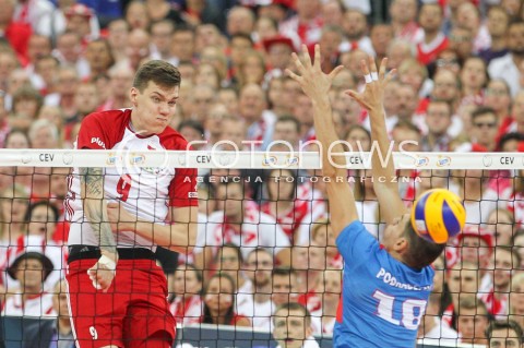  24.08.2017 WARSZAWA ( STADION NARODOWY ) <br />MISTRZOSTWA EUROPY W SIATKOWCE MEZCZYZN LOTTO EUROVOLLEY POLAND 2017 ( European Volleyball Championship ) <br />MECZ POLSKA - SERBIA ( Match Poland - Serbia ) <br />N/Z BARTLOMIEJ LEMANSKI <br /> 