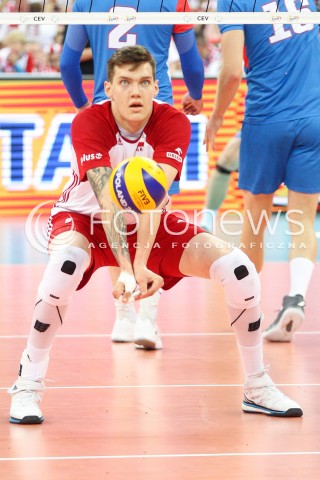  24.08.2017 WARSZAWA ( STADION NARODOWY ) <br />MISTRZOSTWA EUROPY W SIATKOWCE MEZCZYZN LOTTO EUROVOLLEY POLAND 2017 ( European Volleyball Championship ) <br />MECZ POLSKA - SERBIA ( Match Poland - Serbia ) <br />N/Z BARTLOMIEJ LEMANSKI SYLWETKA <br /> 