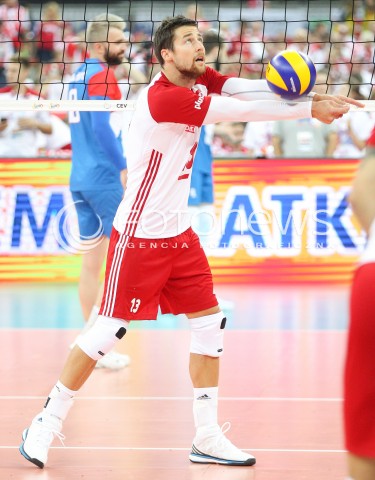  24.08.2017 WARSZAWA ( STADION NARODOWY ) <br />MISTRZOSTWA EUROPY W SIATKOWCE MEZCZYZN LOTTO EUROVOLLEY POLAND 2017 ( European Volleyball Championship ) <br />MECZ POLSKA - SERBIA ( Match Poland - Serbia ) <br />N/Z MICHAL KUBIAK SYLWETKA <br /> 