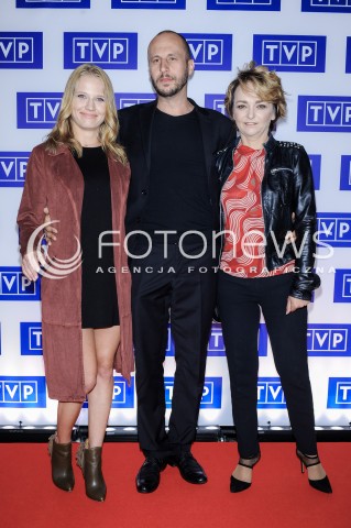  24.08.2017 WARSZAWA <br />RAMOWKA JESIENNA TVP<br />N/Z IZABELA DABROWSKA TOMASZ BORKOWSKI<br /> 