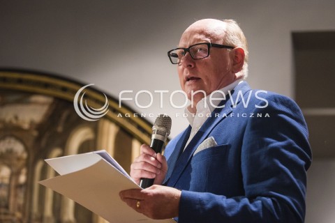  24.08.2017 GDANSK<br />KONFERENCJA PRASOWA POSWIECONA PROJEKTOWI SAD OSTATECZNY HANSA MEMLINGA W MUZEUM NARODOWYM W GDANSKU<br />N/Z WOJCIECH BONISLAWSKI <br /> 