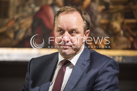  24.08.2017 GDANSK<br />KONFERENCJA PRASOWA POSWIECONA PROJEKTOWI SAD OSTATECZNY HANSA MEMLINGA W MUZEUM NARODOWYM W GDANSKU<br />N/Z MIECZYSLAW STRUK<br /> 