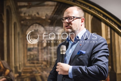  24.08.2017 GDANSK<br />KONFERENCJA PRASOWA POSWIECONA PROJEKTOWI SAD OSTATECZNY HANSA MEMLINGA W MUZEUM NARODOWYM W GDANSKU<br />N/Z PAWEL ADAMOWICZ<br /> 
