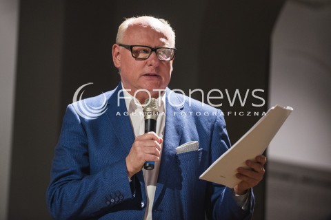  24.08.2017 GDANSK<br />KONFERENCJA PRASOWA POSWIECONA PROJEKTOWI SAD OSTATECZNY HANSA MEMLINGA W MUZEUM NARODOWYM W GDANSKU<br />N/Z WOJCIECH BONISLAWSKI<br /> 