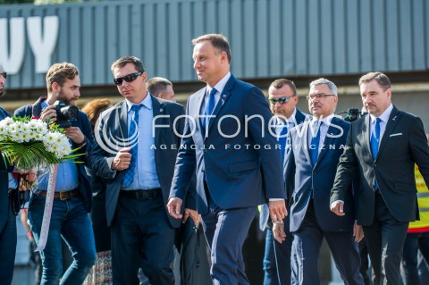  25.08.2017 GDANSK<br />WIZYTA PREZYDENTA ANDRZEJA DUDY NA KONFERENCJI KONSTYTUCYJNEJ W GDANSKU<br />N/Z ANDRZEJ DUDA PIOTR DUDA<br /> 