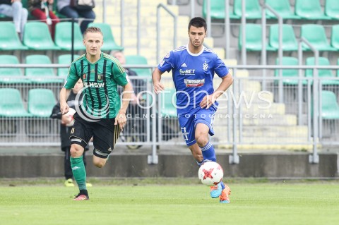  26.08.2017 STALOWA WOLA<br />PILKA NOZNA - II LIGA - 6. KOLEJKA<br />MECZ STAL STALOWA WOLA - LKS LODZ <br />N/Z MATEUSZ STAPORSKI KAMIL ROZMUS<br /> 