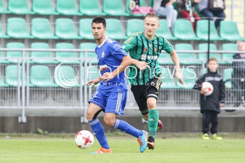  26.08.2017 STALOWA WOLA<br />PILKA NOZNA - II LIGA - 6. KOLEJKA<br />MECZ STAL STALOWA WOLA - LKS LODZ <br />N/Z MATEUSZ STAPORSKI KAMIL ROZMUS<br /> 