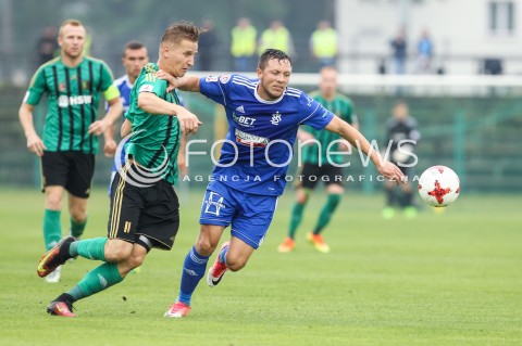  26.08.2017 STALOWA WOLA<br />PILKA NOZNA - II LIGA - 6. KOLEJKA<br />MECZ STAL STALOWA WOLA - LKS LODZ <br />N/Z MATEUSZ STAPORSKI PAWEL PYCIAK<br /> 