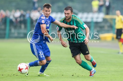  26.08.2017 STALOWA WOLA<br />PILKA NOZNA - II LIGA - 6. KOLEJKA<br />MECZ STAL STALOWA WOLA - LKS LODZ <br />N/Z JAKUB KOSTYRKA BARTOSZ SOBOTKA <br /> 
