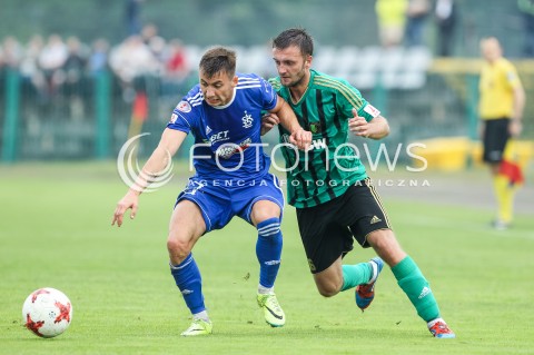  26.08.2017 STALOWA WOLA<br />PILKA NOZNA - II LIGA - 6. KOLEJKA<br />MECZ STAL STALOWA WOLA - LKS LODZ <br />N/Z JAKUB KOSTYRKA BARTOSZ SOBOTKA <br /> 