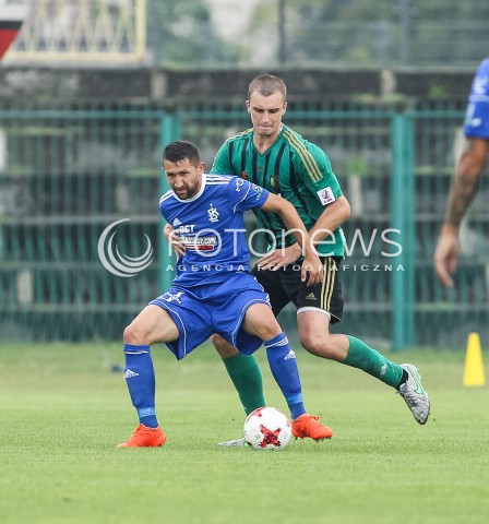  26.08.2017 STALOWA WOLA<br />PILKA NOZNA - II LIGA - 6. KOLEJKA<br />MECZ STAL STALOWA WOLA - LKS LODZ <br />N/Z PRZEMYSLAW KOCOT SEBASTIAN ZALEPA<br /> 