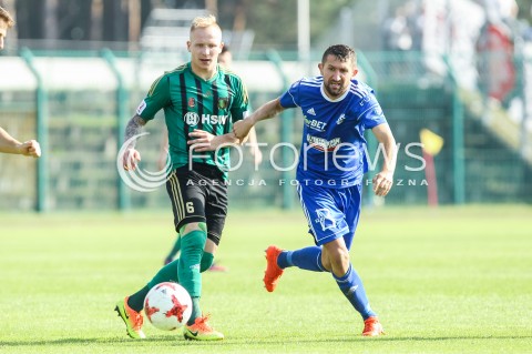  26.08.2017 STALOWA WOLA<br />PILKA NOZNA - II LIGA - 6. KOLEJKA<br />MECZ STAL STALOWA WOLA - LKS LODZ <br />N/Z PRZEMYSLAW KOCOT BARTLOMIEJ WASILUK<br /> 