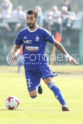  26.08.2017 STALOWA WOLA<br />PILKA NOZNA - II LIGA - 6. KOLEJKA<br />MECZ STAL STALOWA WOLA - LKS LODZ <br />N/Z KRYSTIAN PIECZARA SYLWETKA <br /> 