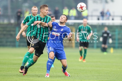  26.08.2017 STALOWA WOLA<br />PILKA NOZNA - II LIGA - 6. KOLEJKA<br />MECZ STAL STALOWA WOLA - LKS LODZ <br />N/Z MATEUSZ STAPORSKI PAWEL PYCIAK<br /> 