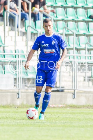  26.08.2017 STALOWA WOLA<br />PILKA NOZNA - II LIGA - 6. KOLEJKA<br />MECZ STAL STALOWA WOLA - LKS LODZ <br />N/Z MAKSYMILIAN ROZWANDOWICZ SYLWETKA <br /> 