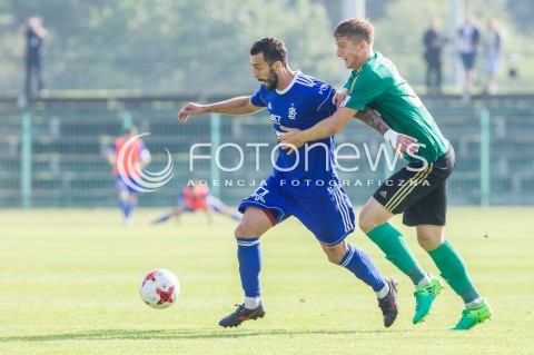  26.08.2017 STALOWA WOLA<br />PILKA NOZNA - II LIGA - 6. KOLEJKA<br />MECZ STAL STALOWA WOLA - LKS LODZ <br />N/Z KRYSTIAN PIECZARA GRZEGORZ JANISZEWSKI <br /> 