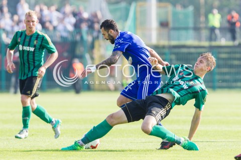  26.08.2017 STALOWA WOLA<br />PILKA NOZNA - II LIGA - 6. KOLEJKA<br />MECZ STAL STALOWA WOLA - LKS LODZ <br />N/Z KRYSTIAN PIECZARA GRZEGORZ JANISZEWSKI <br /> 