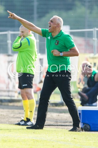  26.08.2017 STALOWA WOLA<br />PILKA NOZNA - II LIGA - 6. KOLEJKA<br />MECZ STAL STALOWA WOLA - LKS LODZ <br />N/Z JANUSZ BIALEK - TRENER SYLWETKA<br /> 