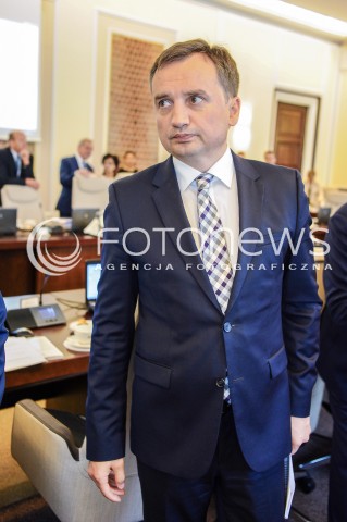 29.08.2017 WARSZAWA<br />POSIEDZENIE RADY MINISTROW<br />N/Z ZBIGNIEW ZIOBRO<br /> 