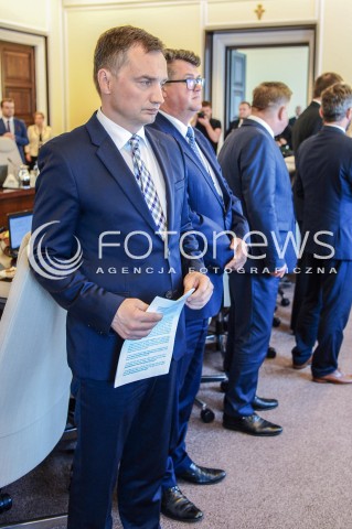  29.08.2017 WARSZAWA<br />POSIEDZENIE RADY MINISTROW<br />N/Z ZBIGNIEW ZIOBRO<br /> 