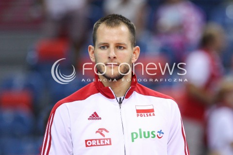  30.08.2017 KRAKOW ( TAURON ARENA ) <br />MISTRZOSTWA EUROPY W SIATKOWCE MEZCZYZN LOTTO EUROVOLLEY POLAND 2017 ( European Volleyball Championship ) <br />BARAZE ( Playoff Phase )<br />MECZ POLSKA - SLOWENIA ( Match Poland - Slovenia ) <br />N/Z BARTOSZ KUREK SYLWETKA GLOWKA PORTRET SYLWETKA <br /> 